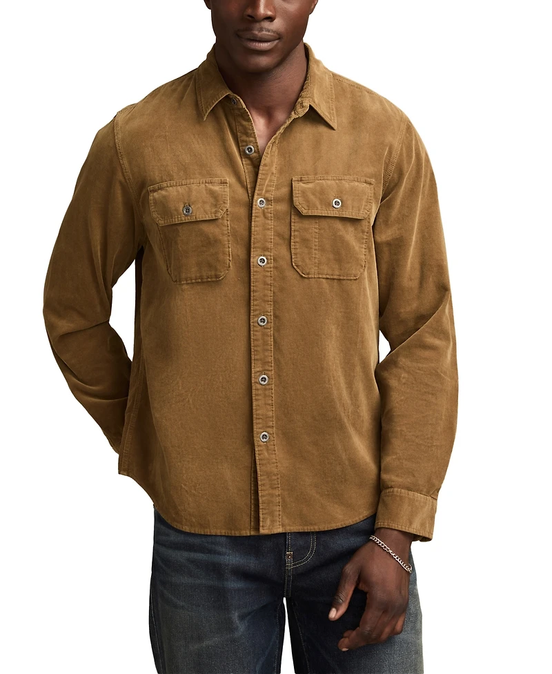 Lucky Brand Men's Long Sleeves Utility Shirt