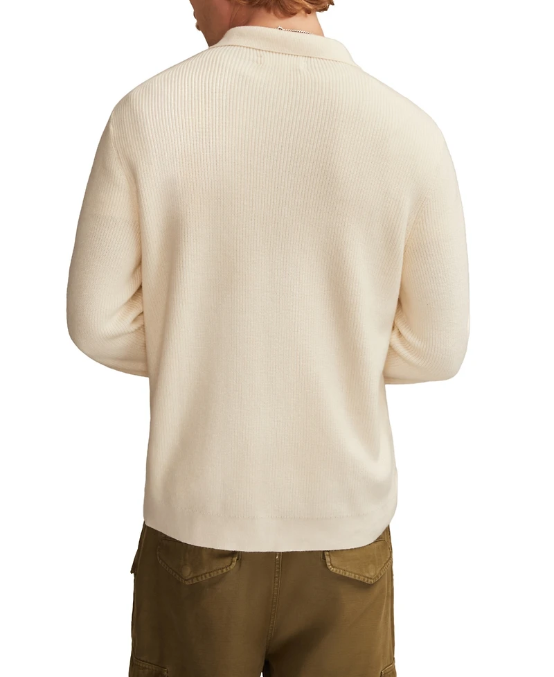 Lucky Brand Men's Johnny Collar Polo Sweater