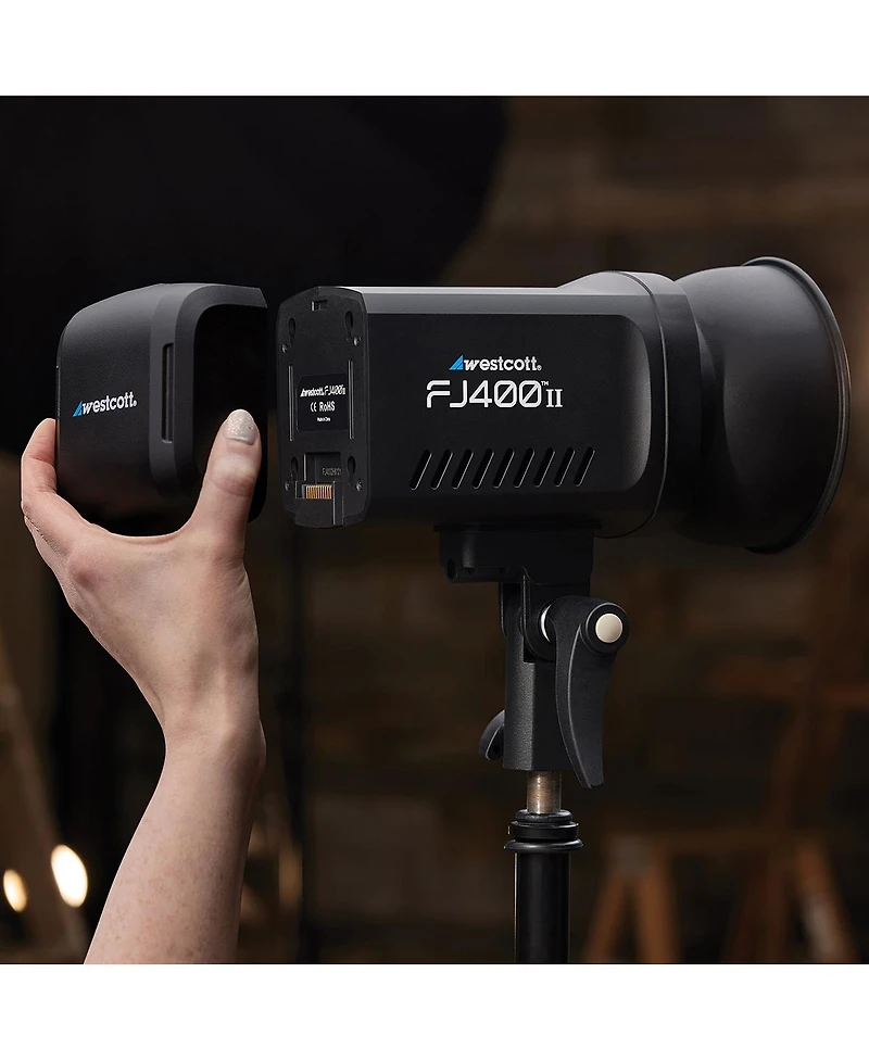 Westcott Fj Pro 74Wh 29.6V 2500mAh Ac/Dc Lithium-Ion Battery and Power Adapter for FJ800 and FJ400 Ii Strobes