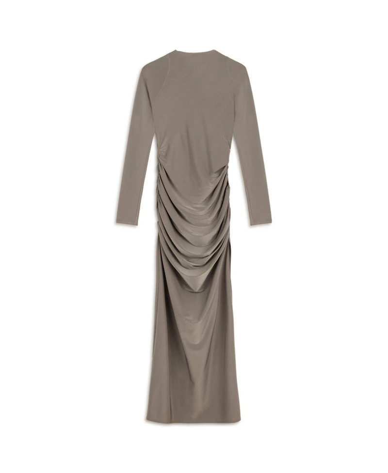Nocturne Women's Metal Buckle Detailed Maxi Dress