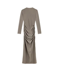 Nocturne Women's Metal Buckle Detailed Maxi Dress