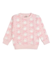 Sweet Wink Baby Girls Coquette Ghost Halloween Sweatshirt