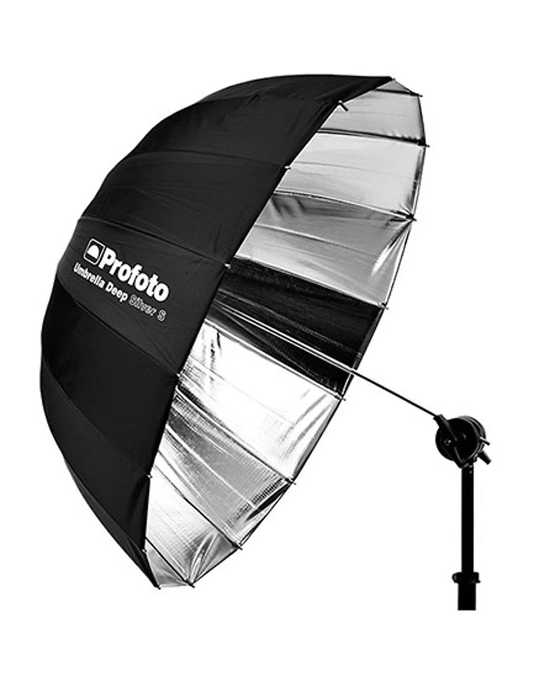 Profoto Deep and Parabolic 33" Umbrella, Small, Silver, Open Box