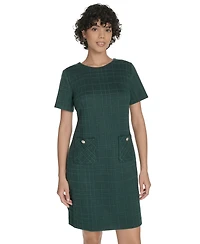 Tommy Hilfiger Women's Short Sleeve Knit Shift Dress