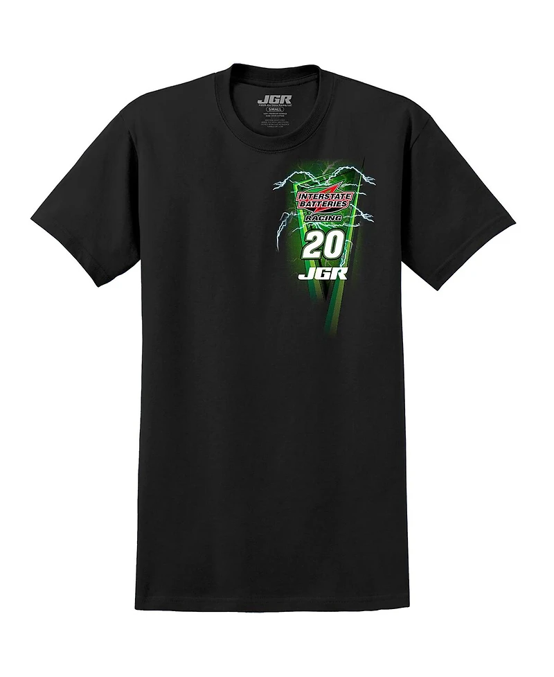 Joe Gibbs Racing Team Collection Men's Black Christopher Bell Interstate Batteries Car T-Shirt