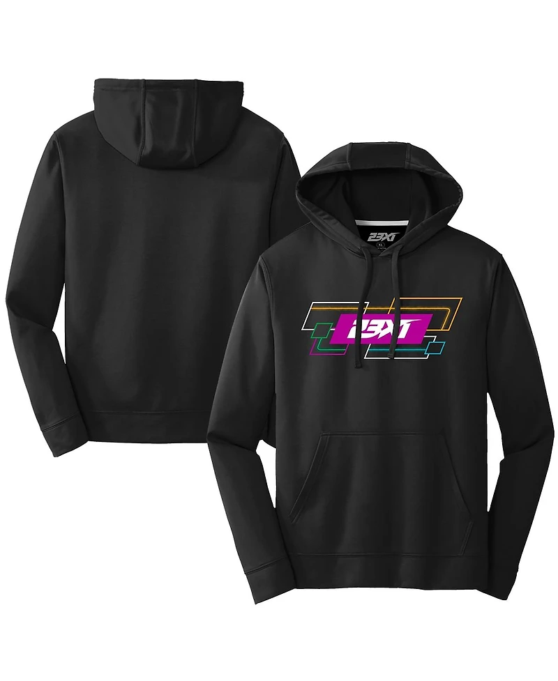 23xi Racing Men's Black Team Tri-Blend Pullover Hoodie