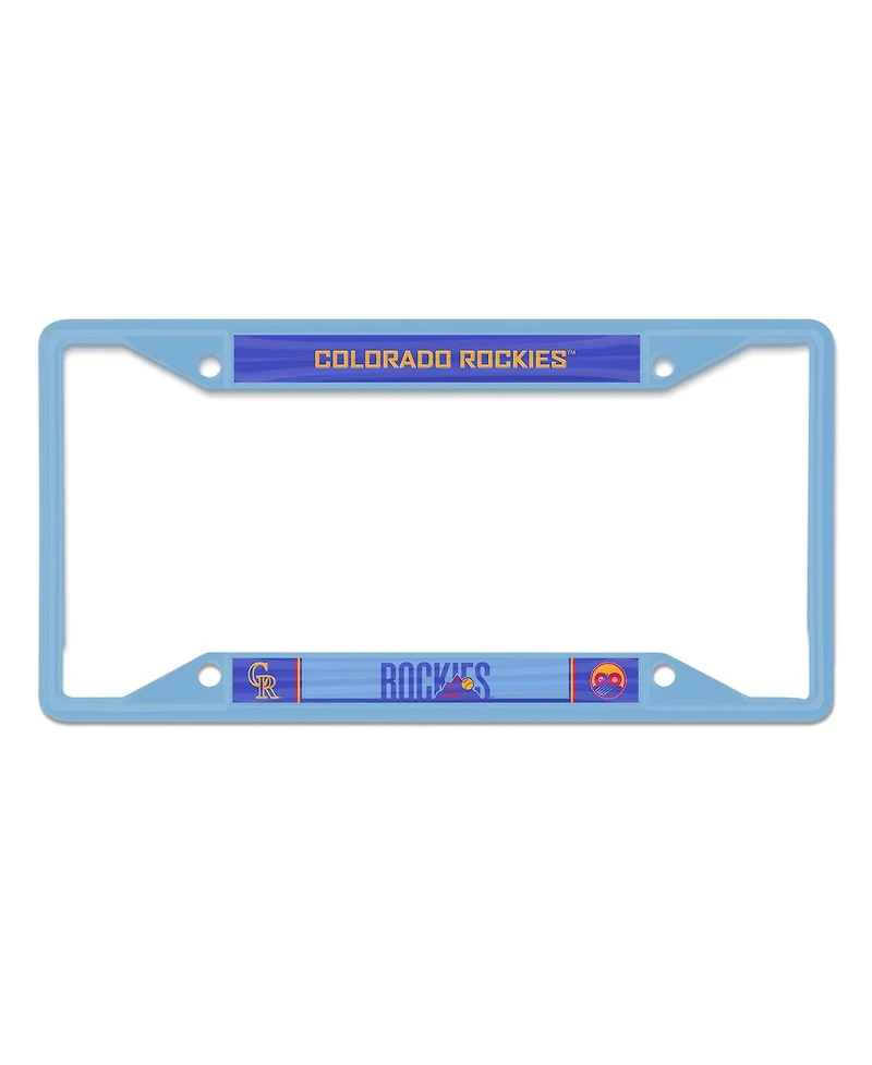 Wincraft Colorado Rockies 2025 City Connect Laser Cut Metal License Plate Frame