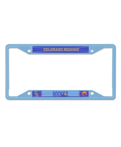 Wincraft Colorado Rockies 2025 City Connect Laser Cut Metal License Plate Frame