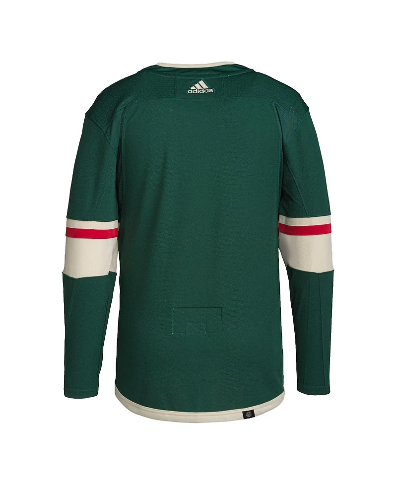 Adidas Men's Green Minnesota Wild Home Primegreen Authentic Jersey