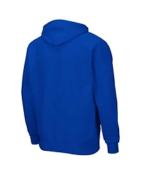 Colosseum Men's Navy Byu Cougars Arch Logo 3.0 Full-Zip Hoodie
