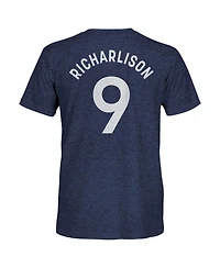 1863FC Men's Richarlison Heather Navy Tottenham Hotspur Player Name Number Twisted Tri-Blend Slub T-Shirt