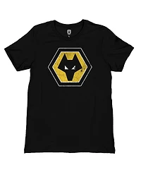 1863FC Men's Black Wolverhampton Wanderers Color Badge Jersey T-Shirt