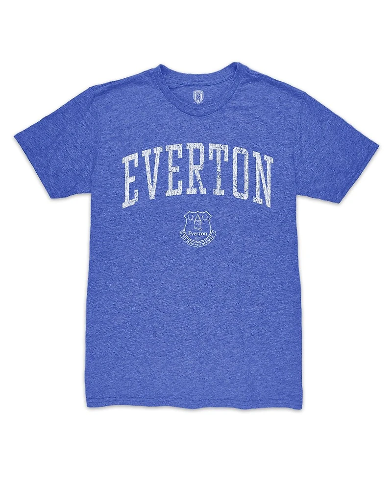 1863FC Men's Blue Everton Athletic Wordmark Tri-Blend T-Shirt