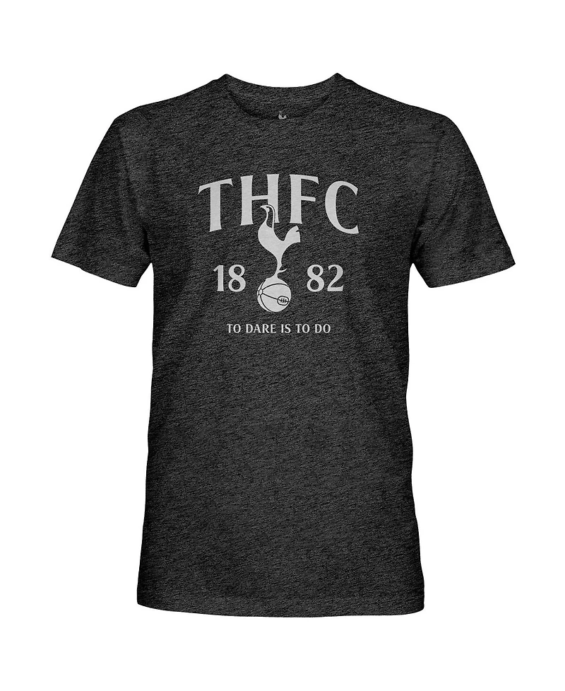 1863FC Men's Black Tottenham Hotspur Established Location Tri-Blend T-Shirt