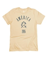 1863FC Men's Tan Club America Team Arch T-Shirt