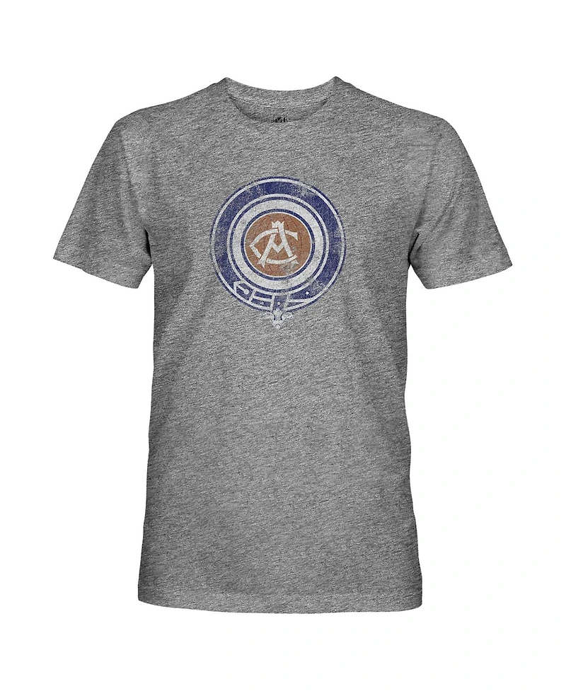 1863FC Men's Heather Gray Atletico de Madrid Tri-Blend T-Shirt