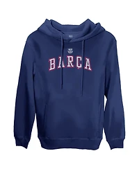 1863FC Men's Navy Barcelona Athletic Wordmark Fleece Pullover Hoodie