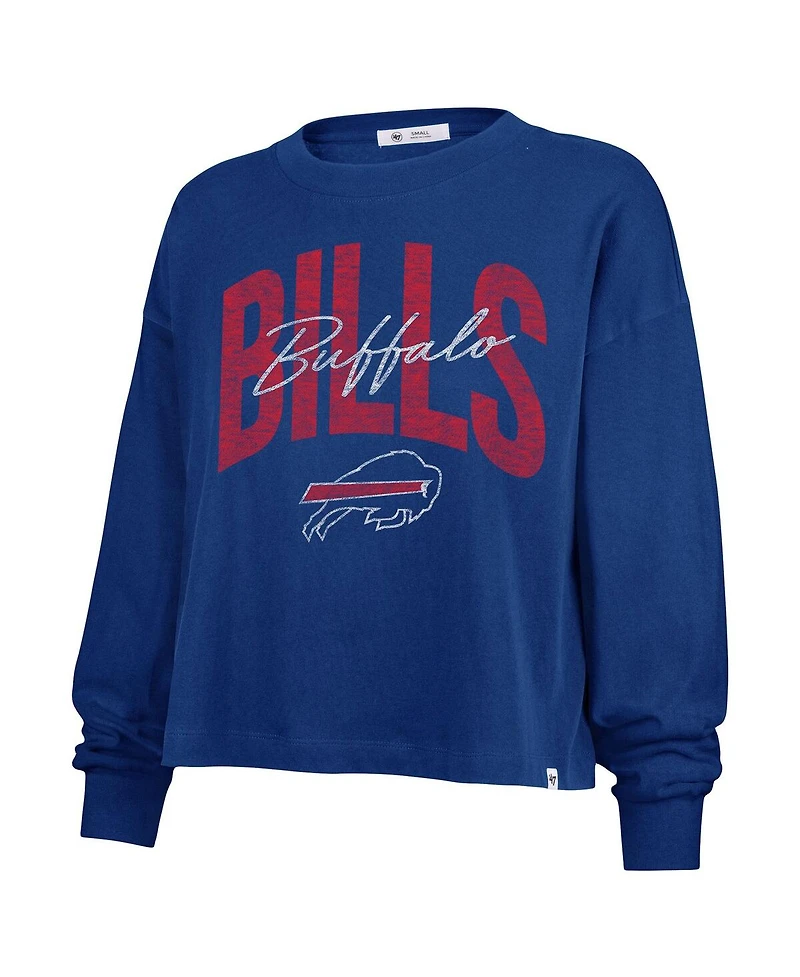 '47 Brand Women's Royal Buffalo Bills Plus Muse Sydney Long Sleeve T-Shirt