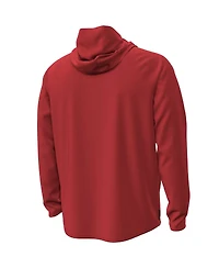 Under Armour Men's Red Wisconsin Badgers Unstoppable Performance Fleece Hoodie Half-Zip Jacket