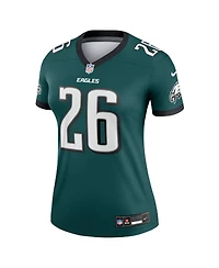 Nike Women's Saquon Barkley Midnight Green Philadelphia Eagles Legend Player Performance Top