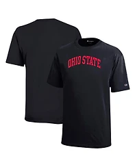 Champion Big Boys and Girls Black Ohio State Buckeyes Team Arch T-Shirt