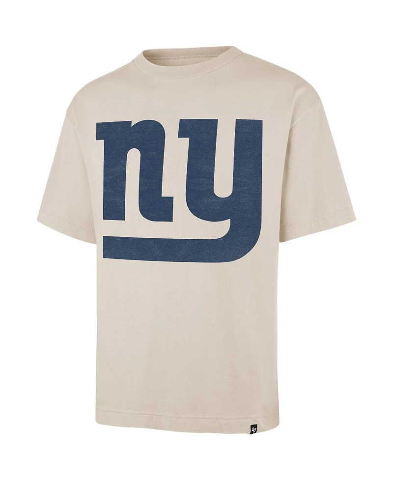 '47 Brand Men's Tan New York Giants Bouldering Imprint Ravine Foundation Throwback T-Shirt