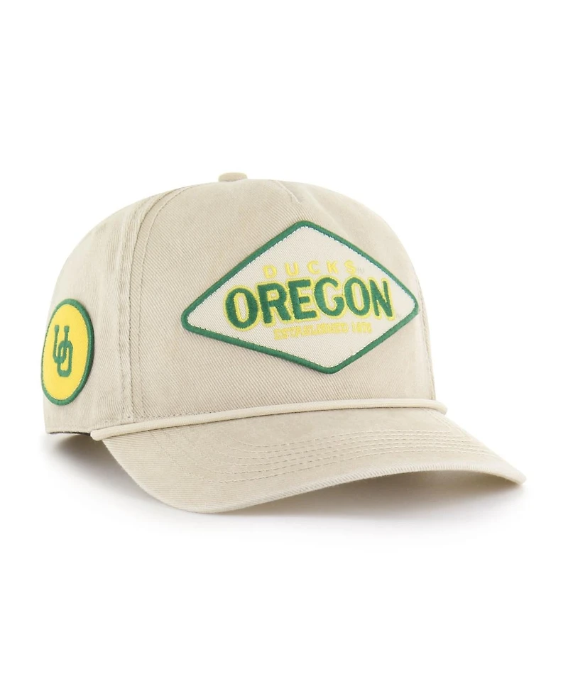 '47 Brand Men's and Women's Cream Oregon Ducks Outdoorsmen Cairn Hitch Adjustable Hat