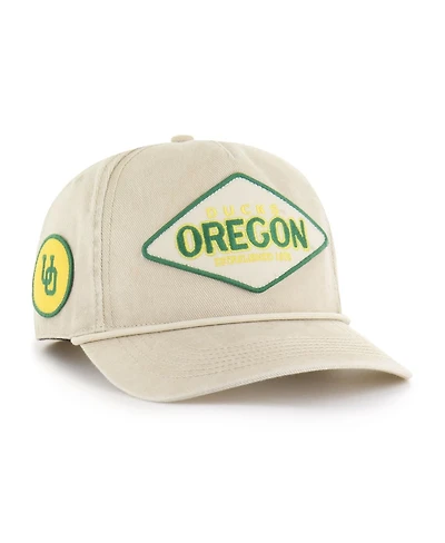 '47 Brand Men's and Women's Cream Oregon Ducks Outdoorsmen Cairn Hitch Adjustable Hat