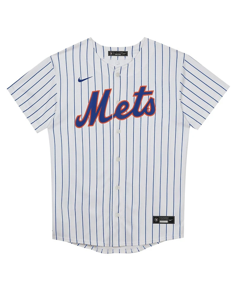 Nike Preschool Francisco Lindor White New York Mets Home Replica Player Jersey