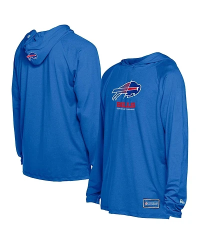 New Era Men's Royal Buffalo Bills Functional Fandom Hoodie