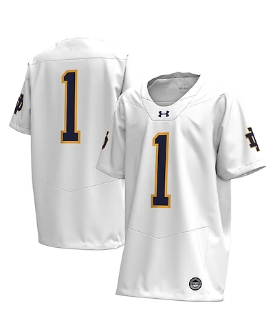 Under Armour Big Boys and Girls White Notre Dame Fighting Irish Replica Football Jersey