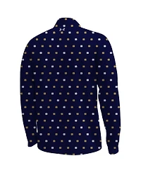 Under Armour Men's Navy Notre Dame Fighting Irish Gameday Armourfuse Half-Zip Jacket
