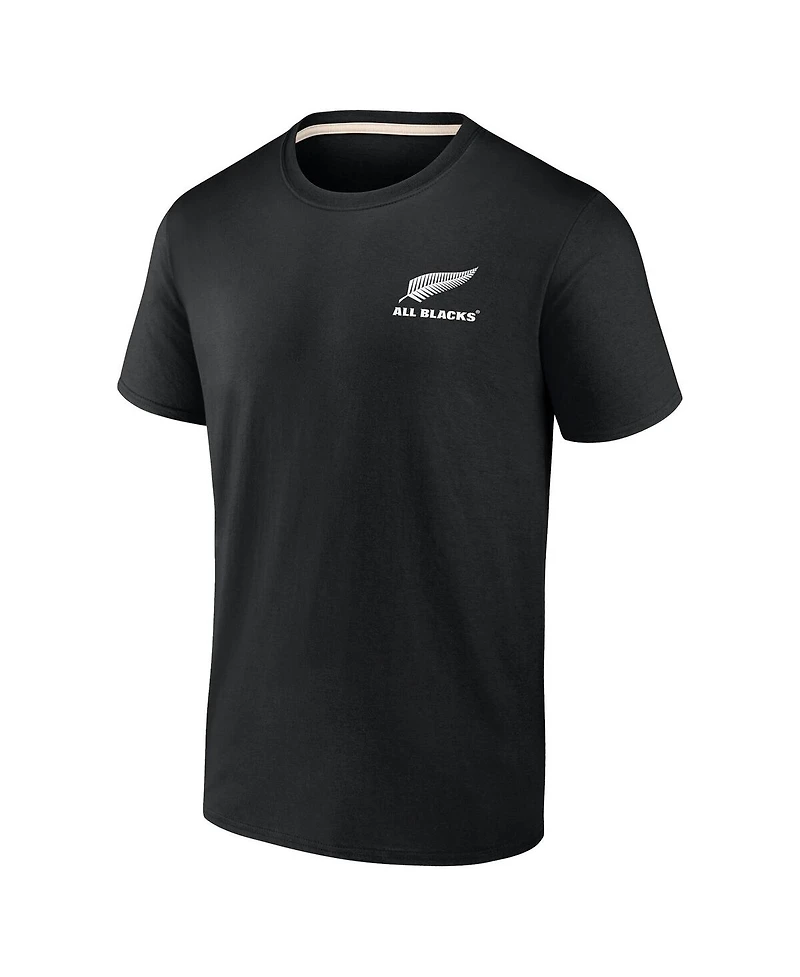 Fanatics Men's Black New Zealand Rugby All Blacks Essentials T-Shirt