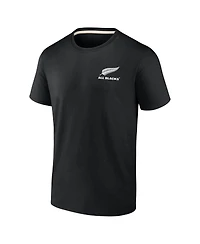 Fanatics Men's Black New Zealand Rugby All Blacks Essentials T-Shirt