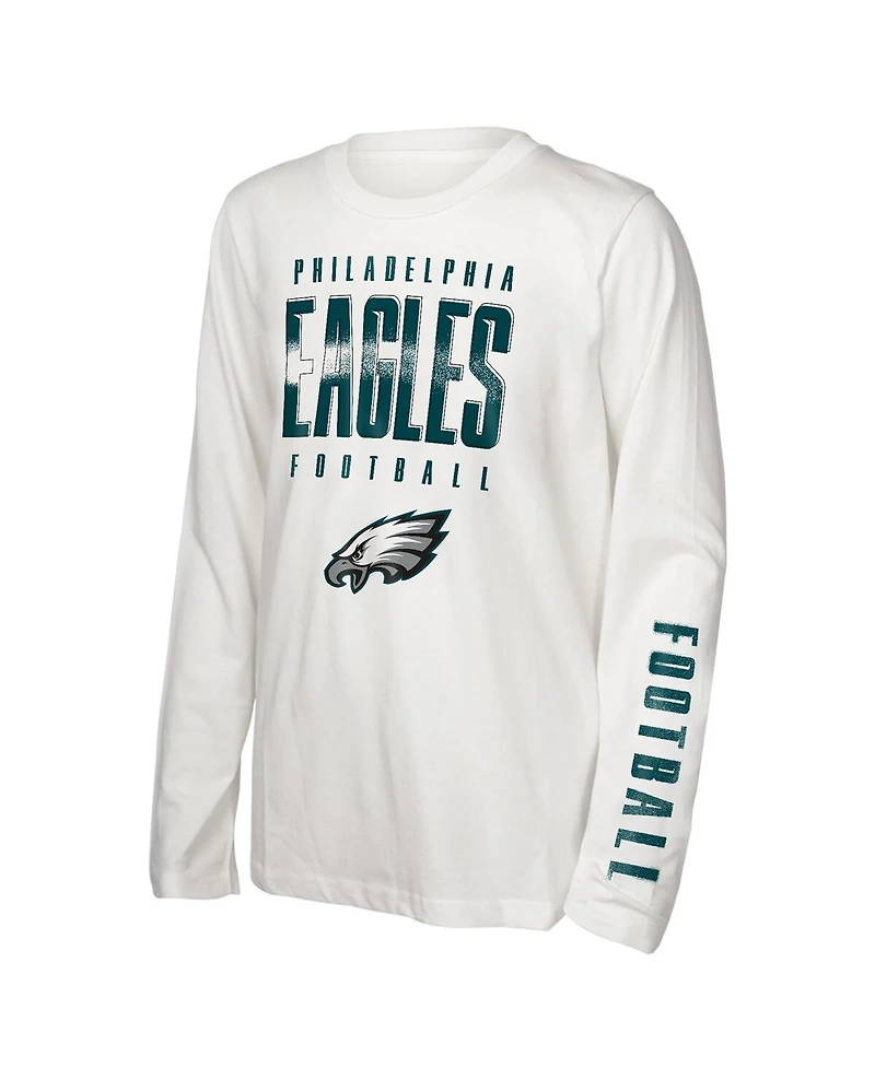 Outerstuff Preschool Philadelphia Eagles the Mix Combo T-Shirt Set