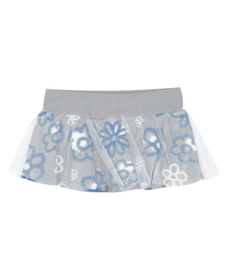 Outerstuff Girls Newborn 2-Piece Blue Detroit Lions My Team Rocks Bodysuit and Skirt Set