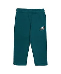 Outerstuff Toddler 2-Piece Midnight Green Philadelphia Eagles Lineman Fleece Hoodie and Pants Set