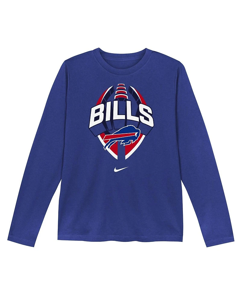 Nike Toddler Royal Buffalo Bills Primetime Legend Icon Long Sleeve Performance T-Shirt