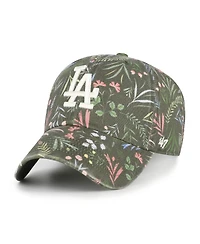 '47 Brand Women's Olive Los Angeles Dodgers Moss Verbena Clean Up Adjustable Hat