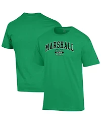 Champion Men's Kelly Green Marshall Thundering Herd Arch Over Logo T-Shirt