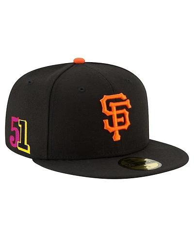 New Era Men's Jung Hoo Lee Black San Francisco Giants 2025 Player's Weekend 59FIFTY Fitted Hat