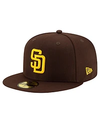 New Era Men's Fernando Tatis Jr. Brown San Diego Padres 2025 Player's Weekend 59FIFTY Fitted Hat