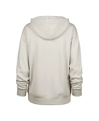 '47 Brand Women's Cream Cleveland Browns Dawg Pound Xl Whirlwind Naomi Pullover Hoodie