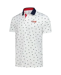Puma x Volition Men's White Tour Ship Dancing Star Mattr Polo Shirt