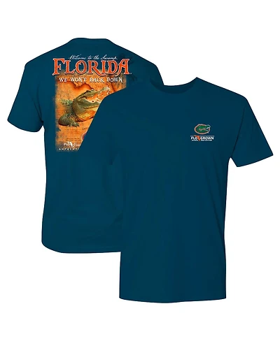 FLoGrown Men's Royal Florida Gators Florida We Won't Back Down T-Shirt