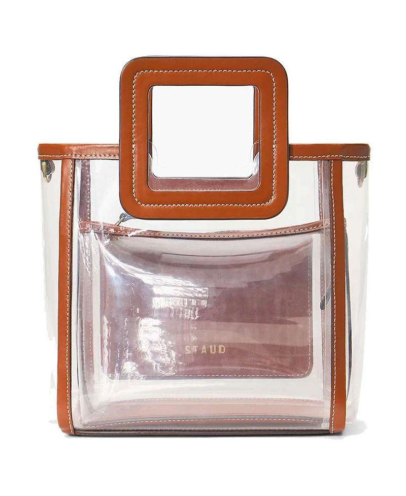 Staud Women's New England Patriots Clear Mini Shirley Bag