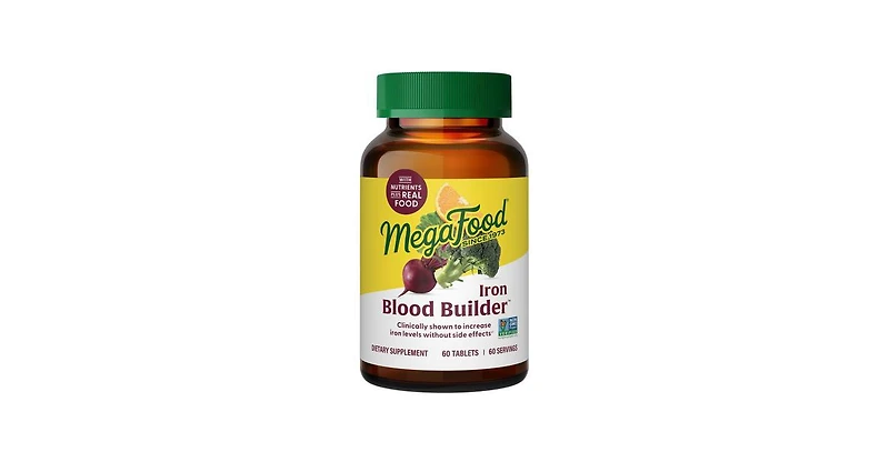 MegaFood Blood Builder Iron, 60 Tabs