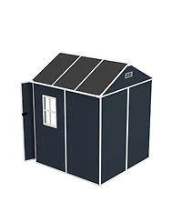 Streamdale Furniture 6x6 Resin Storage Shed - Waterproof Uv Proof Dark Gray