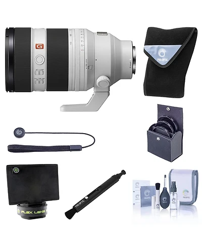 Sony Fe 50-150mm f/2 Gm Lens, Bundle with 19" Lens Wrap, 95mm Filter Kit, Flex Shade, Lens Pen Lens Cleaner, Cleaning Kit, Lens Cap Tether