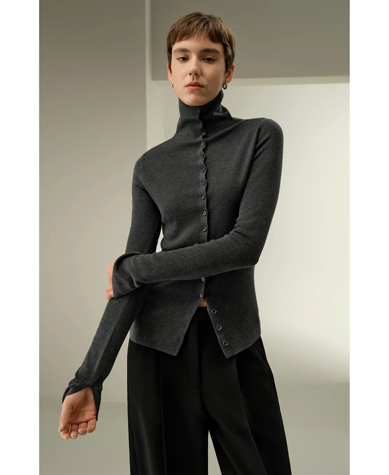 Lilysilk Slim Fit Silk Cashmere Sweater